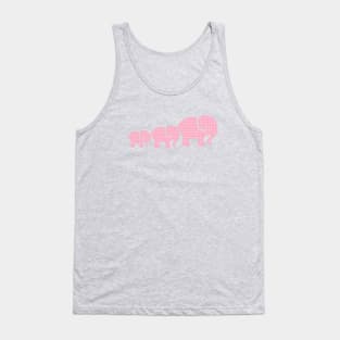 Pink Elephants Tank Top